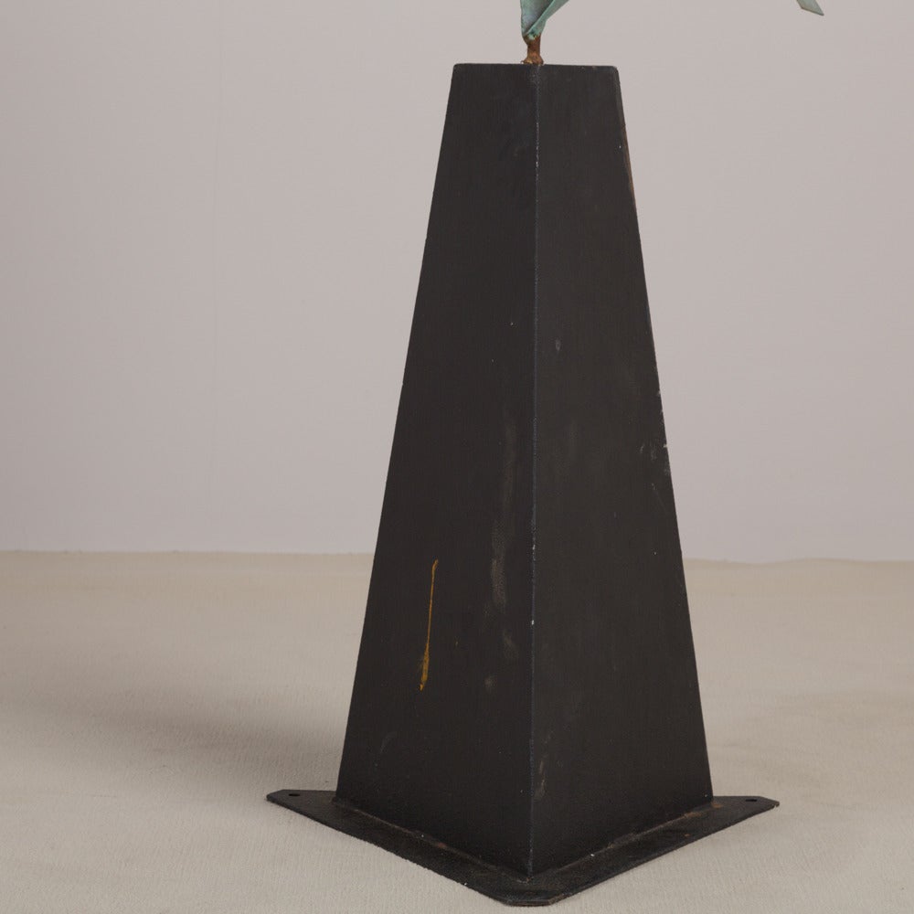 Patinated Metal Floor Sculpture by Curtis Jere, 2002 1