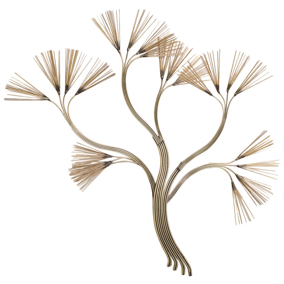 Metal Wall Sculpture tree branch metal wall sculpturecurtis jere, 1988 for sale at Metal Wall Sculpture tree branch metal wall sculpturecurtis jere, 1988 for sale at