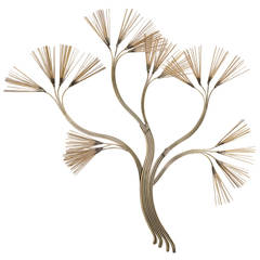 Tree Branch Metal Wall Sculpture by Curtis Jere, 1988 2