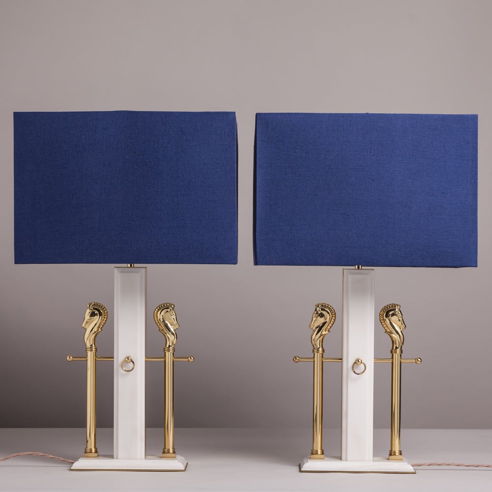 A Pair of Maitland Smith designed Table Lamps 1980s