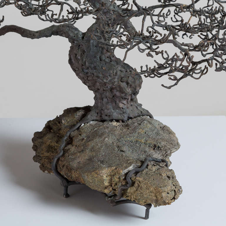 bronze tree sculpture