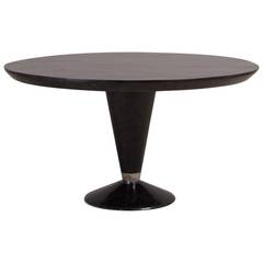 Tessellated Black Stone Veneered Centre Table, 1980s