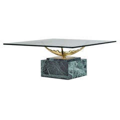 A Marble Bronze Coffee Table 1970s