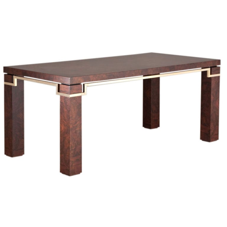 Walnut Dining Table Designed by Pierre Cardin For Sale
