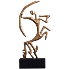 A 1950s Weinberg Designed Broned Metal Table Sculpture