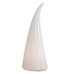 1960s Italian Sculptural Murano Glass Table Lamp 11