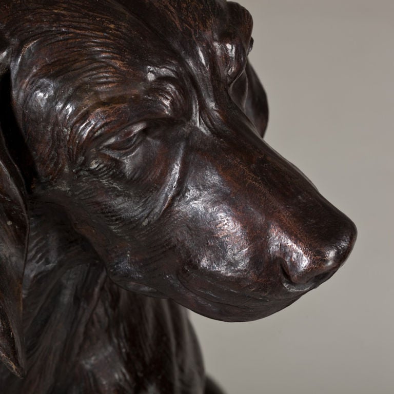 A Pair of Bronze Dogs In Excellent Condition In London, GB