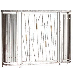 An Art Deco French Radiator Grill