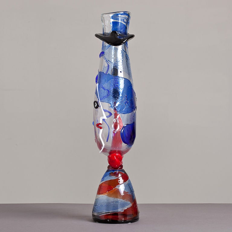 Italian A Murano Glass Sculpture by Mario Badioli Italy 1980s