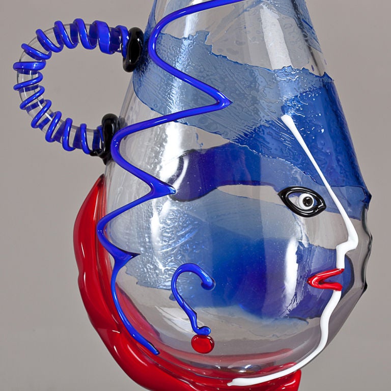 A Murano Glass Sculpture by Mario Badioli Italy 1980s In Excellent Condition In London, GB