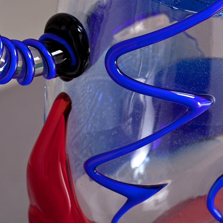 20th Century A Murano Glass Sculpture by Mario Badioli Italy 1980s