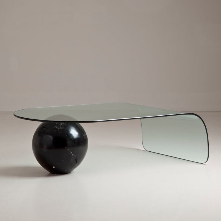 spherical base coffee table