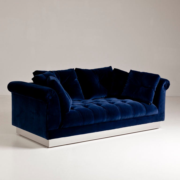 A Custom Made Blue Velvet Upholstered Sofa by Talisman

*Please note that the Bespoke prices are approximate indications.