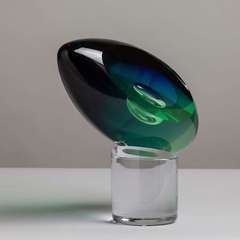 A Glass Table Sculpture by Studio Ahus, Sweden 2001 