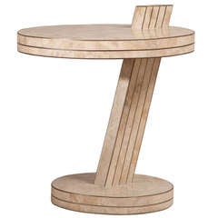 A Stone Cantilevered Side Table by Maitland Smith 1980s