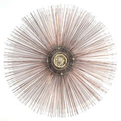 A Rare  Friedle designed Metal Starburst Wall Scupture 1970s