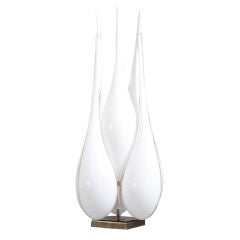 A Single Large Bulbous Rougier Lamp