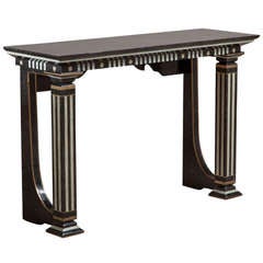 A Maitland Smith Neoclassical Inspired Console Table 1980s