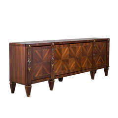 A French Art Deco Rosewood Veneered Cabinet circa 1935