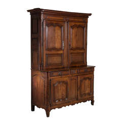 A Superb Original 18th Century French Buffet Deux Corps circa 1780