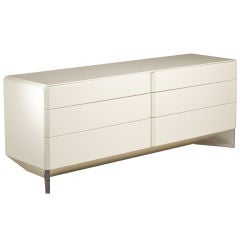 A Rougier Designed Ivory Lacquered Dresser