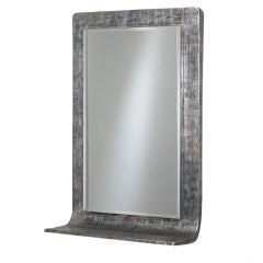 A Maitland Smith designed  Silver Leafed Mirror