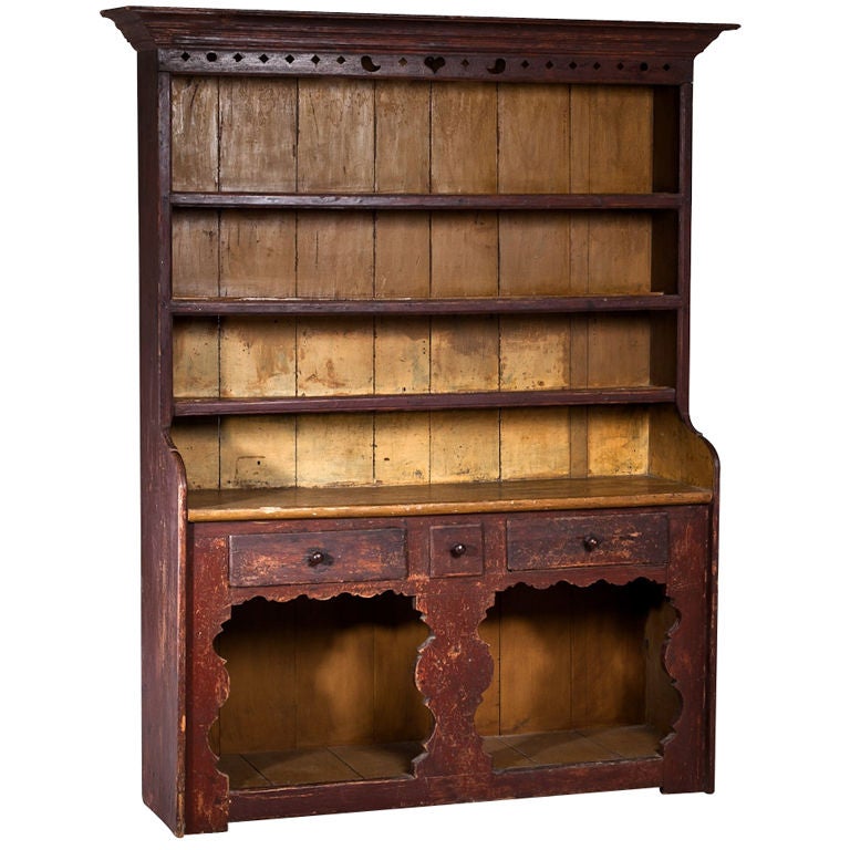 An Early 19th Century Irish Painted Dresser