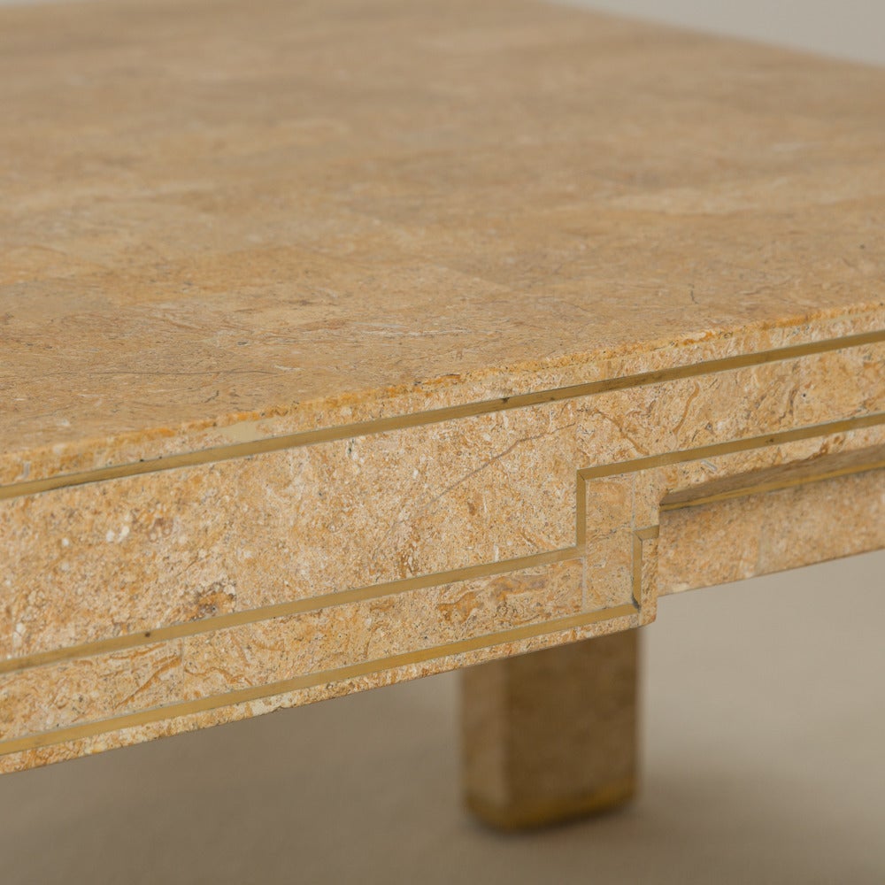 Maitland-Smith Waterfall Tessellated Stone Coffee Table, 1970s In Excellent Condition For Sale In London, GB