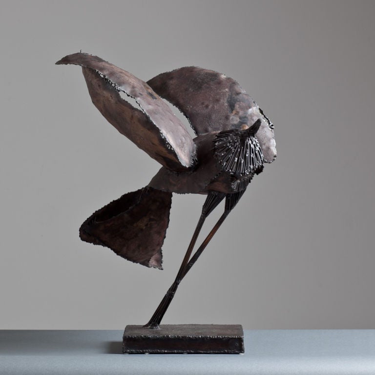 A Brutalist abstract bird table sculpture attributed to Curtis Jere, late 1960s

Prices include 20% VAT which is removed for items shipped outside the EU.