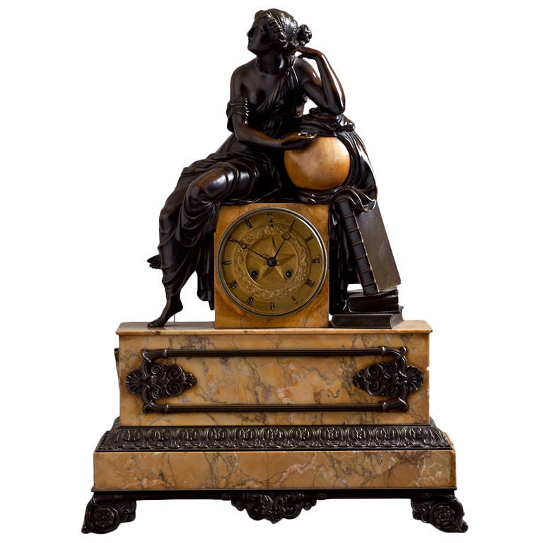 An Overmantle Clock circa 1830