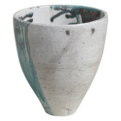 Catriona McLeod Designed Raku Fired Ceramic Bowl Signed 2007