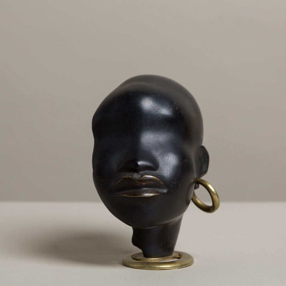 An Austrian Art Deco Bronze Nubian Head by Hagenauer circa 1930 stamped

Part of a Collection all available to purchase individually