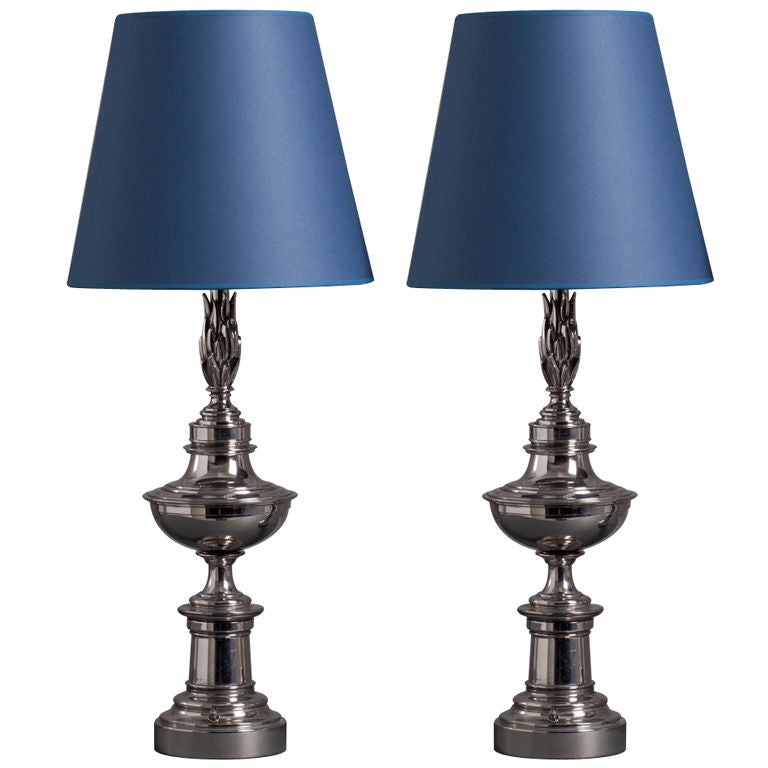 Pair of Rembrandt Designed Table Lamps, USA, 1950s