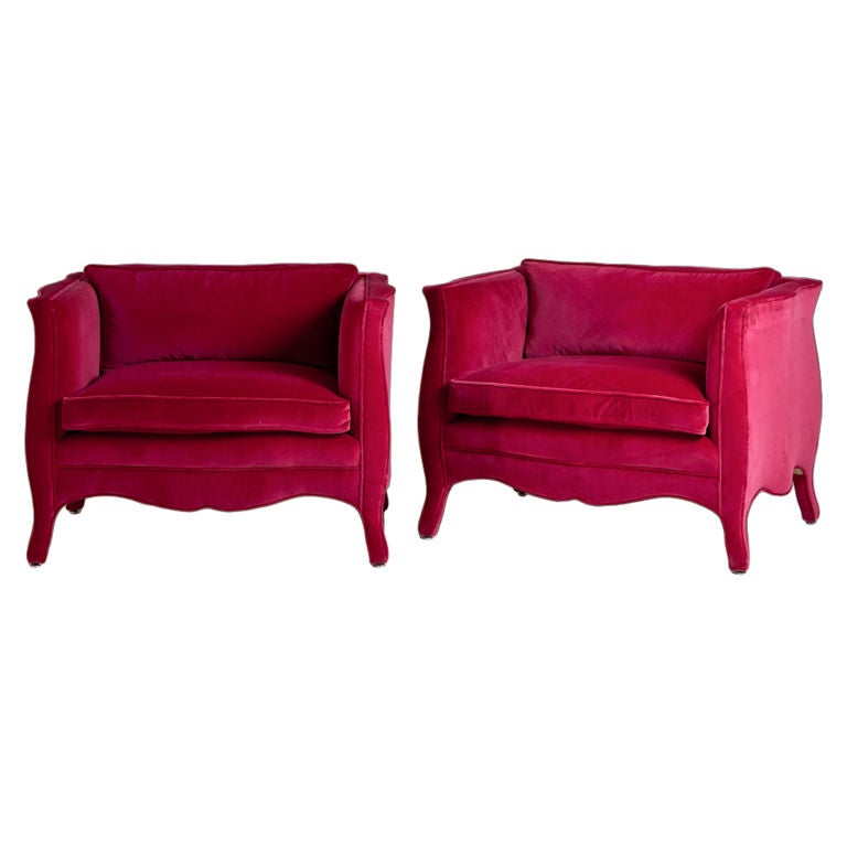 A Standard Pair of French Style Armchairs by Talisman Bespoke For Sale