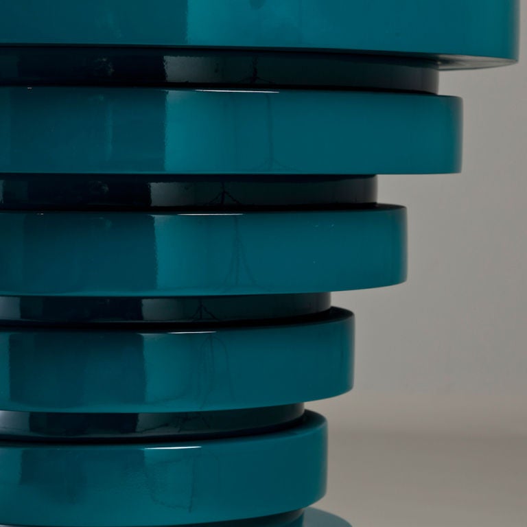 A Turquoise Lacquered Centre Table 2