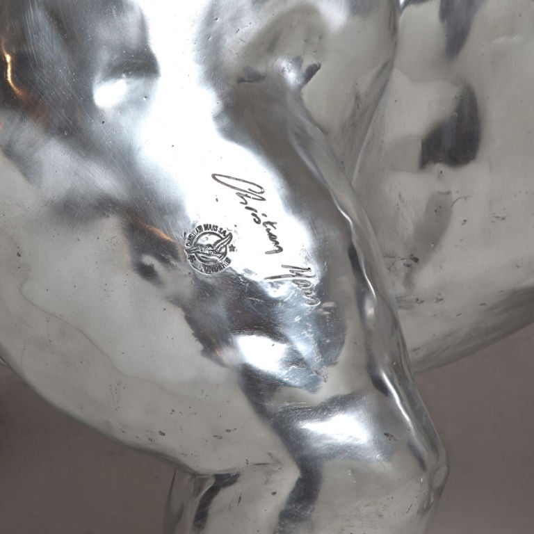 A Cast Aluminium Sculpture titled Sarco III by Christian Maas 3