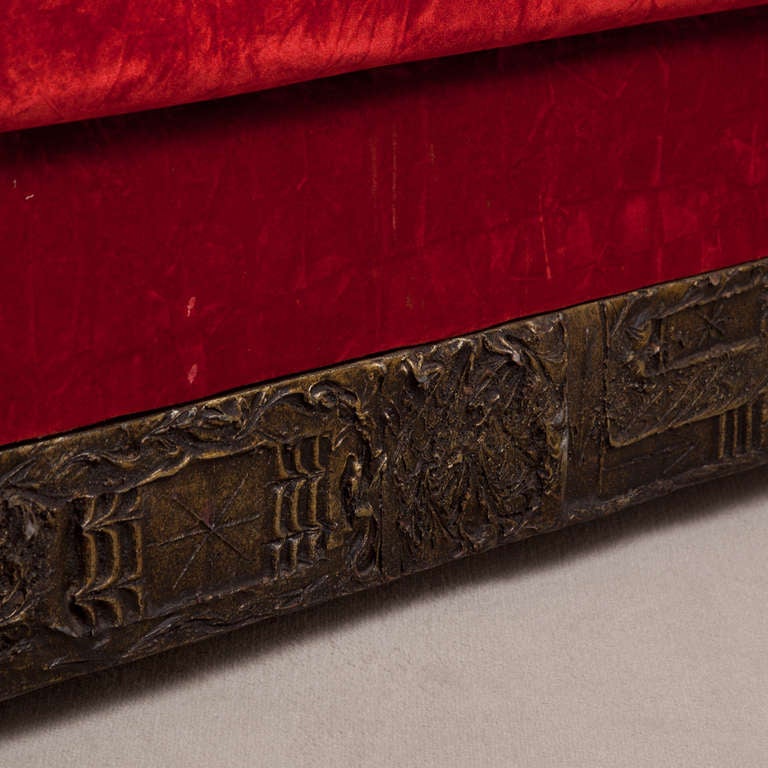 A Four Seater Resin Wrapped Sofa by Adrian Pearsall 1970s In Good Condition In London, GB