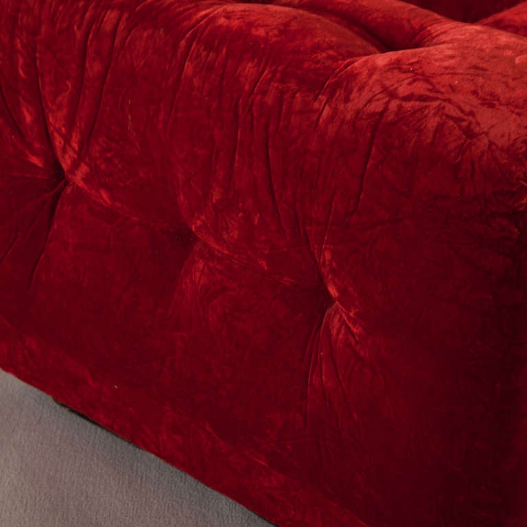 A Four Seater Resin Wrapped Sofa by Adrian Pearsall 1970s 3