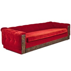 A Four Seater Resin Wrapped Sofa by Adrian Pearsall 1970s