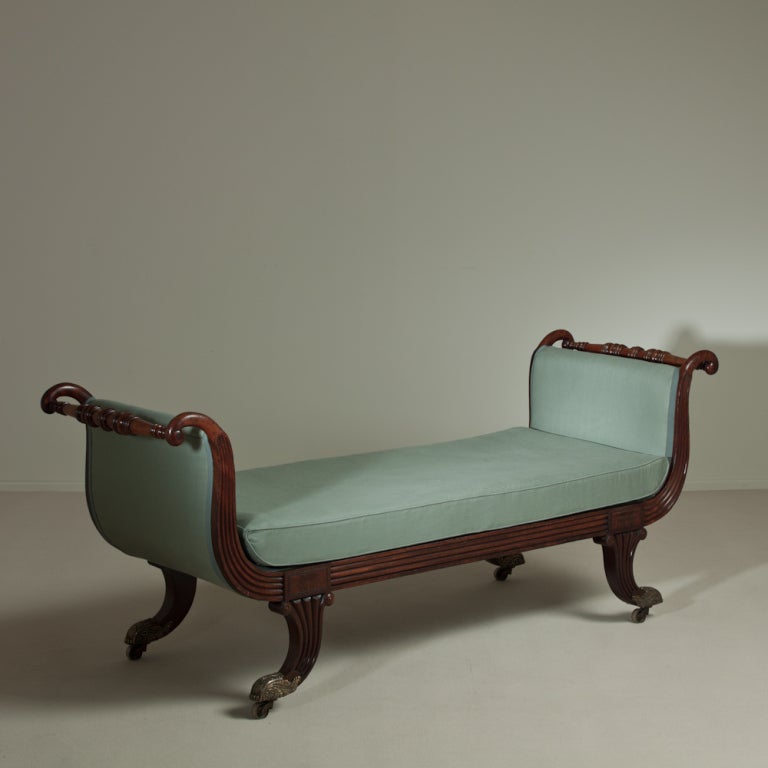 19th Century A Regency Simulated Rosewood Daybed circa 1820