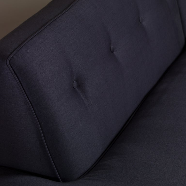 A Superb Two Part Curvy Sectional Sofa 1950s 2