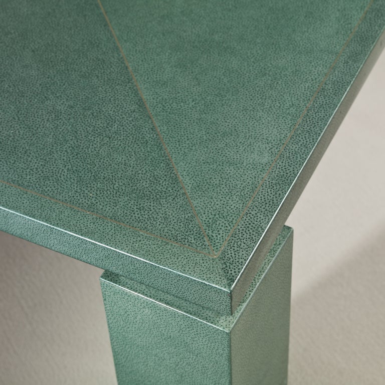 A Rare Faux Shagreen Reactangualr Coffee Table 1970s/80s 1