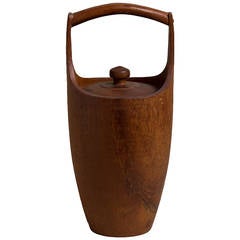 Danish Teak Ice Bucket, 1950s