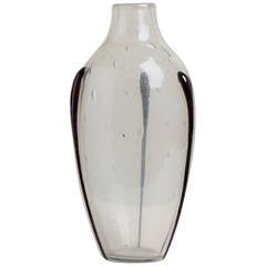 French Art Glass Vase by Degue, circa 1930