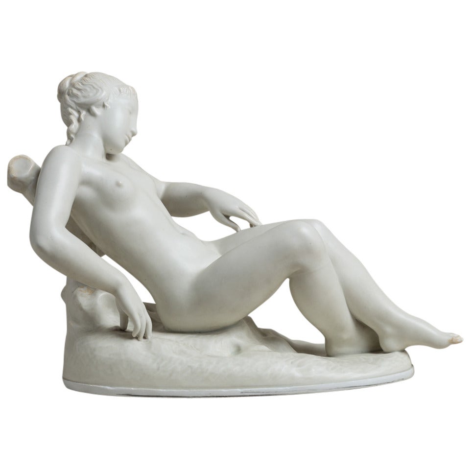 20th Century Danish Gerhard Henning Alabaster Figure For Sale