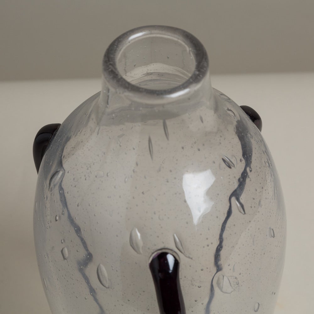 French Art Glass Vase by Degue, circa 1930 In Excellent Condition In London, GB