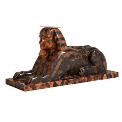 An Anthony Redmile Exotic Sphinx Occasional Table 1970s