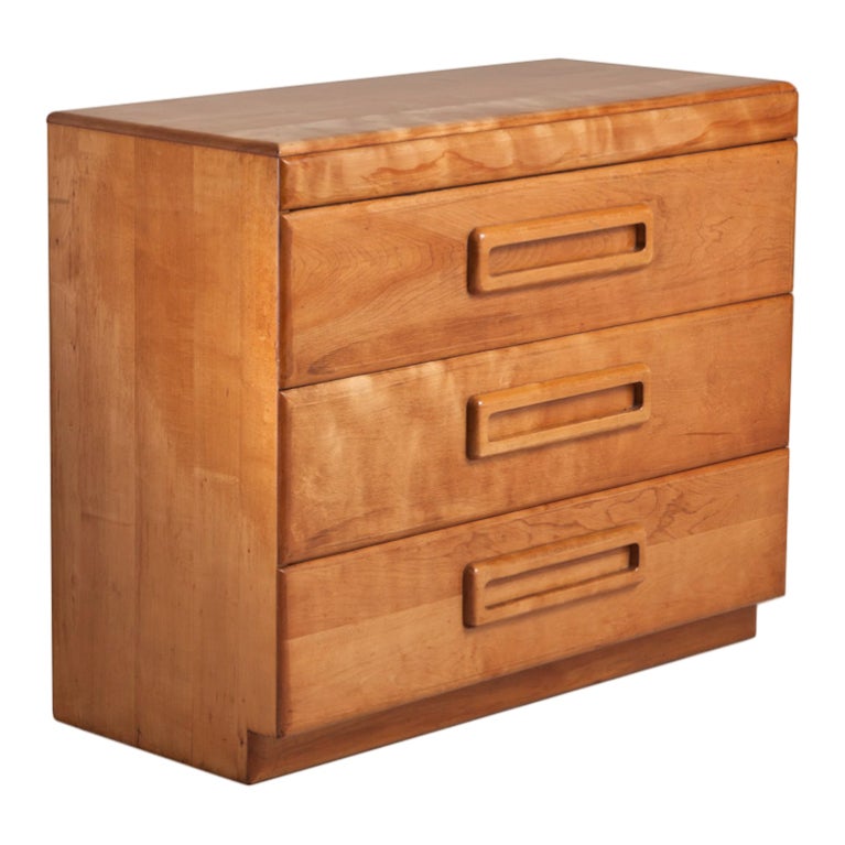 A Three Drawer Commode by Heywood Wayfield USA 1960s