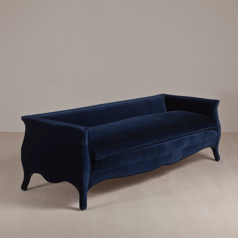 A Standard Lowback French Style Sofa by Talisman Bespoke For Sale at