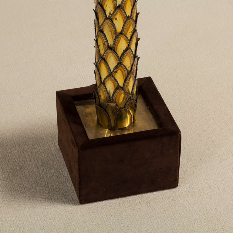 Large Maison Jansen Brass Palm Tree Sculpture, 1970s In Excellent Condition In London, GB